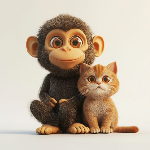 Le Singe et le Chat