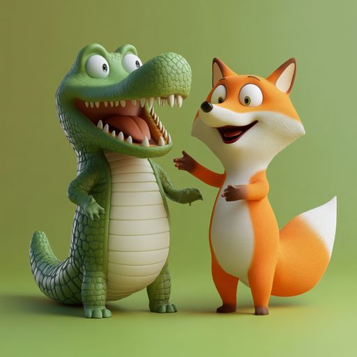 Le Crocodile et le Renard