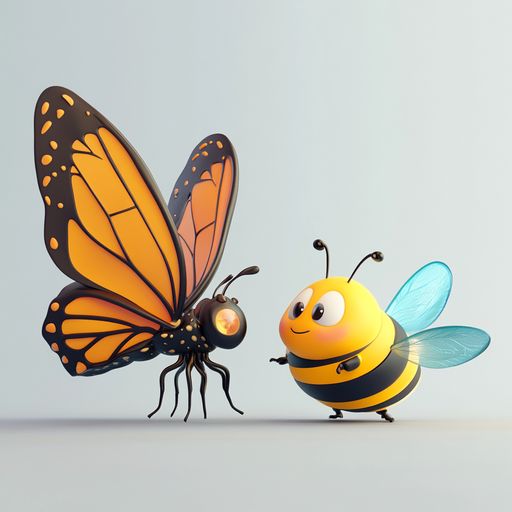 Le Papillon et l'Abeille