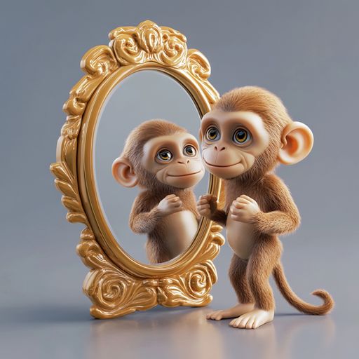 Le Singe et le Miroir