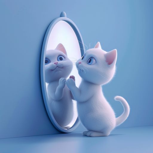 Le Chat et le Miroir