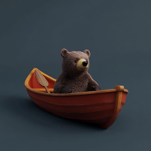 L'Ours dans un Bateau