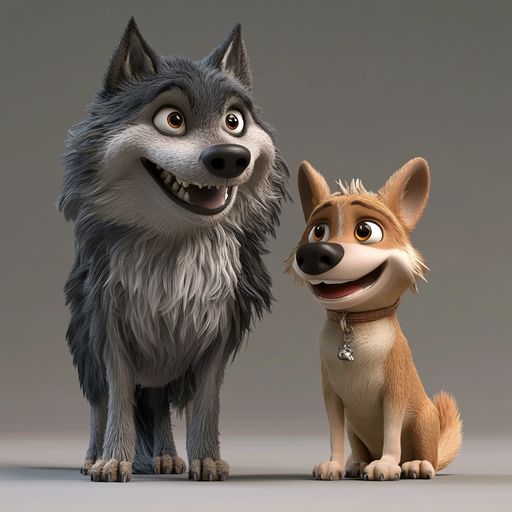 Le Chien de Berger et le Loup