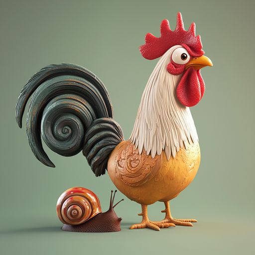 Le Coq et l'Escargot