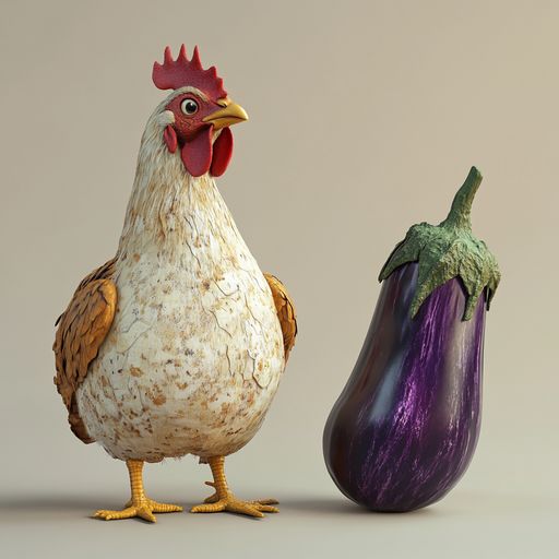 L'Aubergine et la Poule