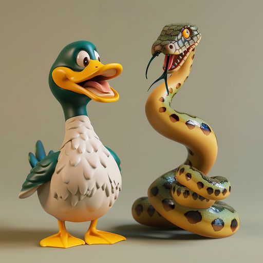 Le Canard et le Serpent