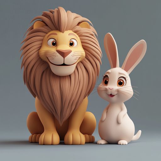 La Lion et le Lapin