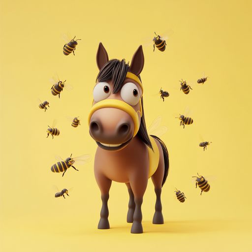 Les Abeilles et le Cheval