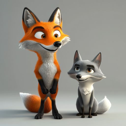 Le Renard et le vieux Loup