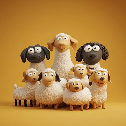 Moutons et Chiens