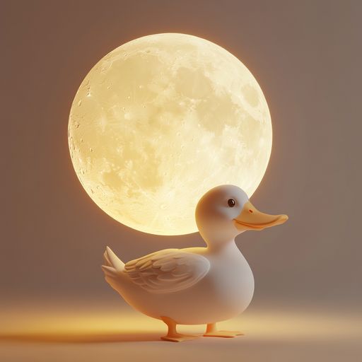 Le Canard et la Lune