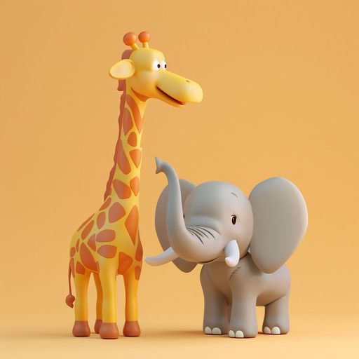 La Girafe et l'Éléphant