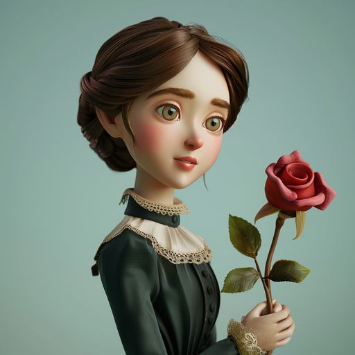 La jeune Fille et la Rose