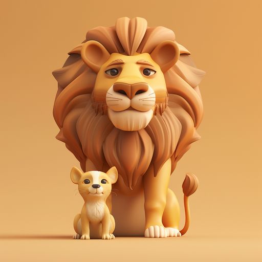 Le Lion et le petit Chien