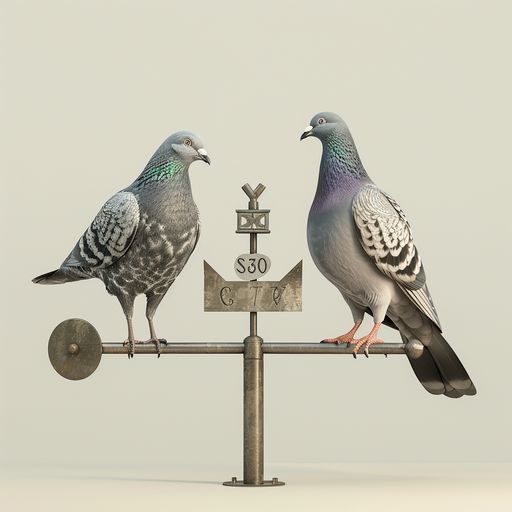 Le Pigeon et la Girouette