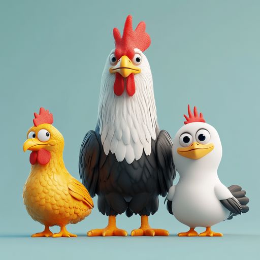 Le Coq, l'Aigle et le Poulailler