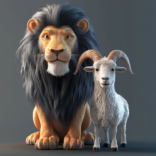 Le Lion et le Bouc