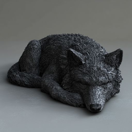 Le Loup à l'agonie