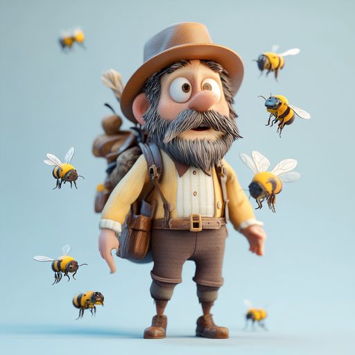 Le Villageois et les Abeilles