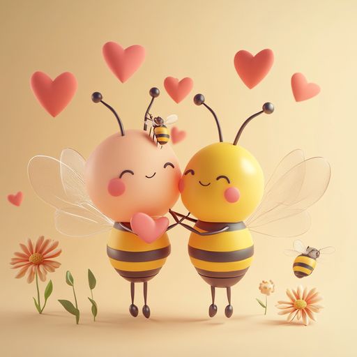 L'Amour piqué par une Abeille