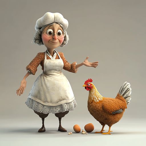 La Cuisinière et la Poule