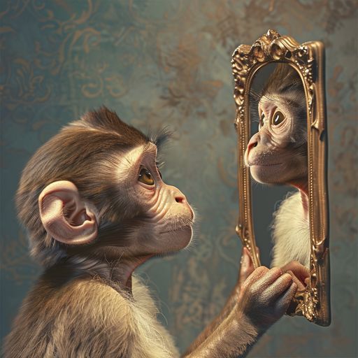 Le Singe et son Portrait