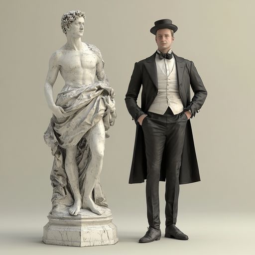 L'Homme et la Statue