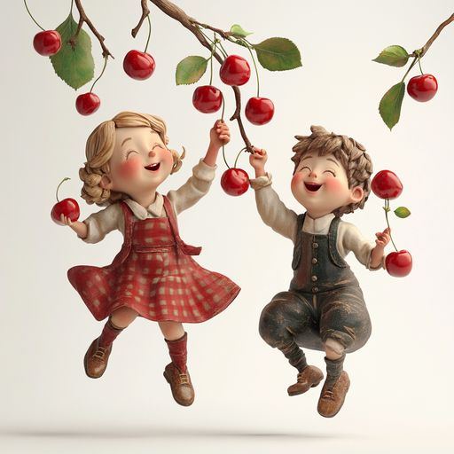 Les deux Enfants et les Cerises