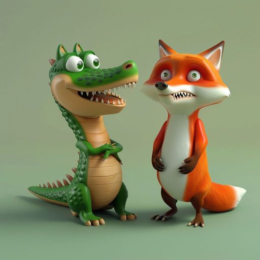 Le Crocodile et le Renard