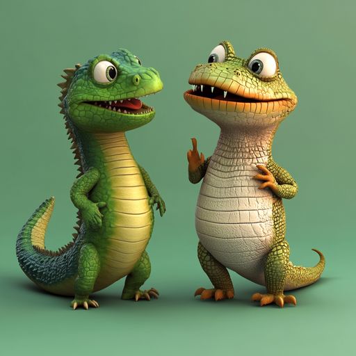 Le Lézard et le Crocodile