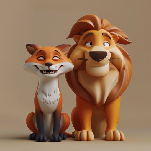 Le Renard et le Lion