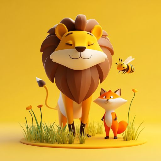 Le Lion, le Renard et l'Abeille