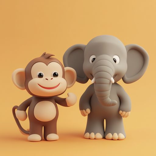 Le Singe et l'Éléphant