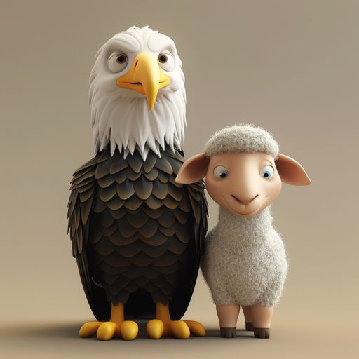 L'Aigle et l'Agneau