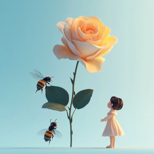 La Rose, l'Abeille et l'Enfant