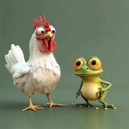 La Grenouille et la Poule