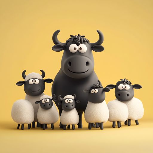 Les Bœufs et les Moutons