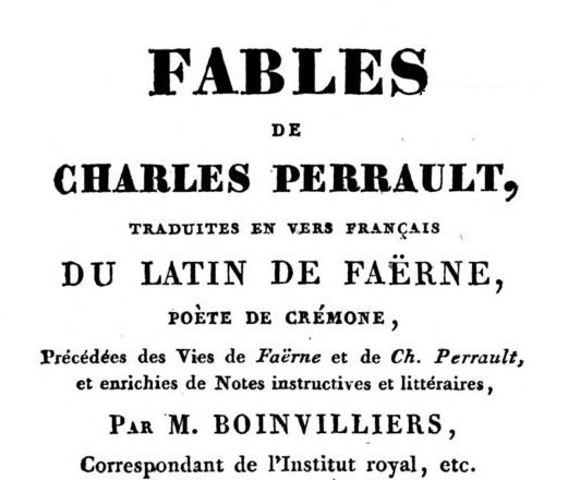 Fables de Charles Perrault